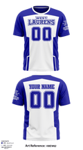 West Laurens Middle School Football 74892522 Short Sleeve Performance Shirt - 1