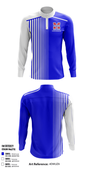 Quarter Zip Jacket, Midway Middle School Volleyball, Men's Volleyball, Teamtime, Team time, sublimation, custom sports apparel, team uniforms, spirit wear, spiritwear, sports uniforms, custom shirts, team store, custom team store, fundraiser sports, apparel fundraiser