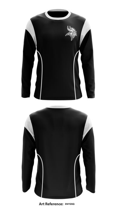 Blacklick Valley Senior High School Basketball 27489376 Long Sleeve Performance Shirt - 1