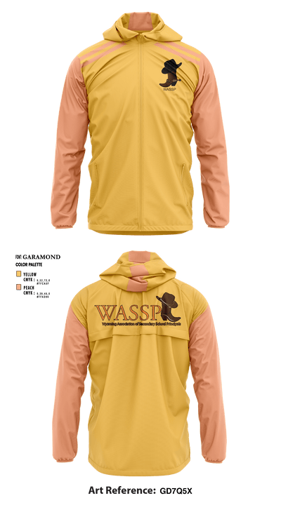 Wyoming Association of Secondary School Principals 79829296 Windbreaker - 3