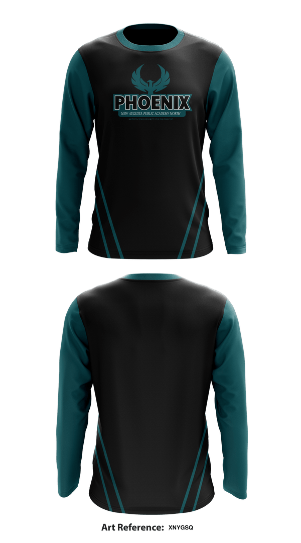 New Augusta Public Academy North Middle School 1913835 Long Sleeve Performance Shirt - 1