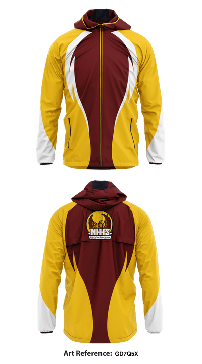 New Hampstead High School Cheer 16755023 Windbreaker - 1