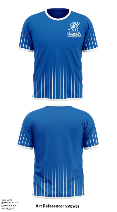 Central High School Golf 73836885 Short Sleeve Performance Shirt - 1