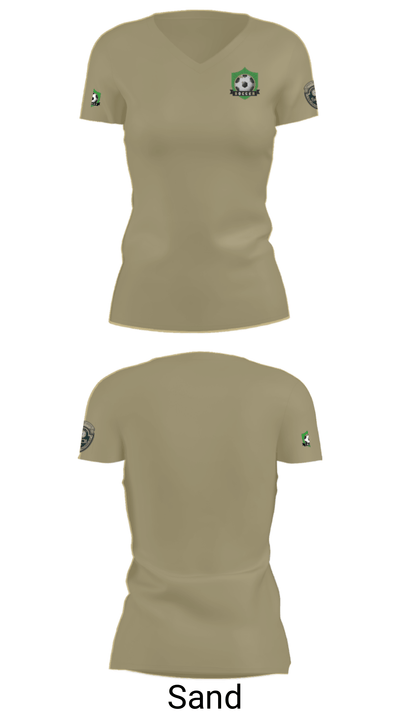 Test SF Logo 16004450 Women's Short Sleeve V-neck Shirt - 6