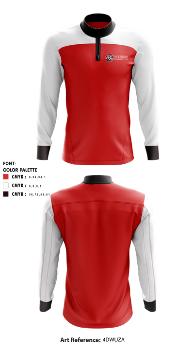 ARC Interior Construction 81994037 Quarter Zip Jacket - 1