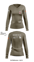 120th Engineers 83495982 Women's Long Sleeve V-neck Shirt - 6
