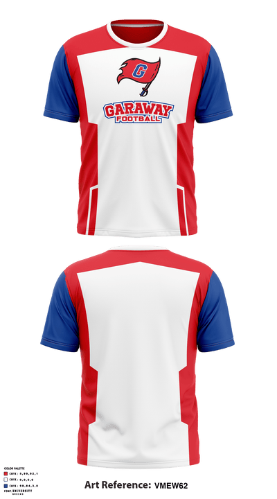 Garaway High School Football 43354261 Long Sleeve Rash Guard Shirt - 2