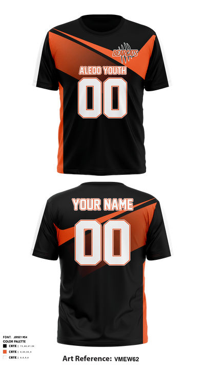 Aledo Youth Football And Cheer 30183246 Short Sleeve Performance Shirt - 2