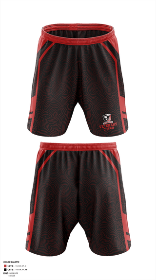 Athletic Shorts With Pockets, Veterans Memorial High School Cheer, School Spirit Store, Teamtime, Team time, sublimation, custom sports apparel, team uniforms, spirit wear, spiritwear, sports uniforms, custom shirts, team store, custom team store, fundraiser sports, apparel fundraiser