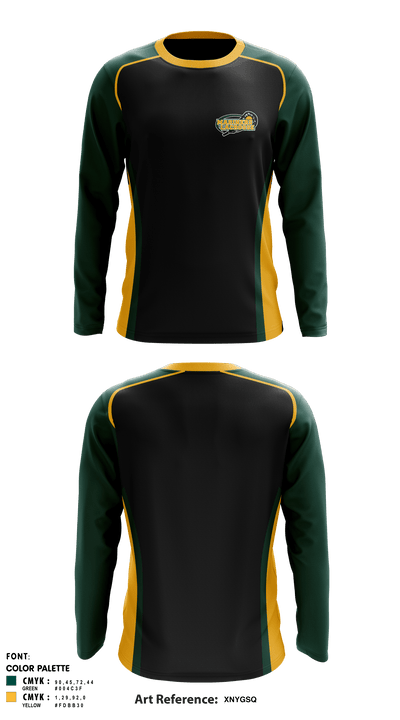 Mar Vista lacrosse 64018254 Long Sleeve Performance Shirt - 5