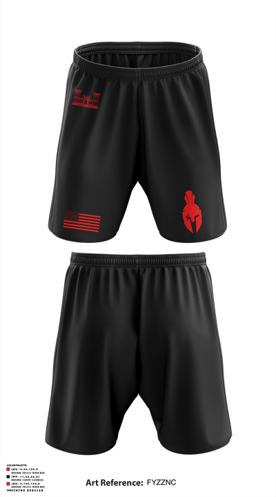 1st Platoon, 441st EN 71926407 Athletic Shorts With Pockets - 2