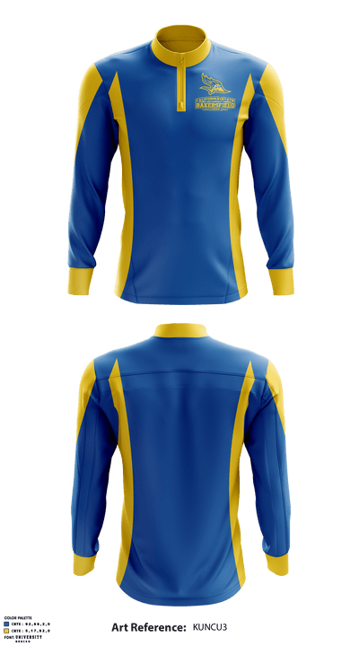 California State University Bakersfield Cheer 6368182 Quarter Zip Jacket - 1