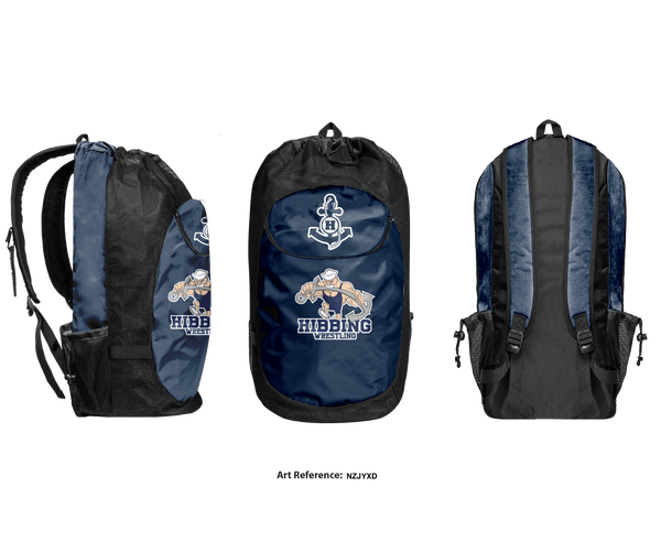 Gear Bag, Hibbing High School wrestling, Wrestling, Teamtime, Team time, sublimation, custom sports apparel, team uniforms, spirit wear, spiritwear, sports uniforms, custom shirts, team store, custom team store, fundraiser sports, apparel fundraiser