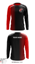 Wagner High School Basketball 96367479 Long Sleeve Shooting Shirt - 1