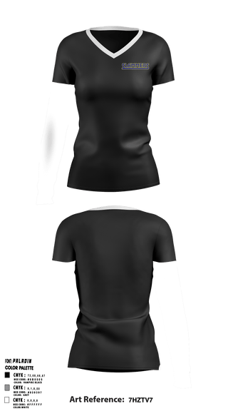 Women's Short Sleeve Vneck Shirt, Slammers FP, Softball, Teamtime, Team time, sublimation, custom sports apparel, team uniforms, spirit wear, spiritwear, sports uniforms, custom shirts, team store, custom team store, fundraiser sports, apparel fundraiser