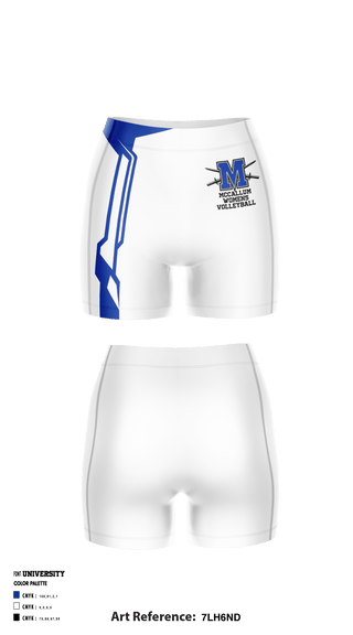 Compression Shorts, McCallum High School women's volleyball, Women's Volleyball, Teamtime, Team time, sublimation, custom sports apparel, team uniforms, spirit wear, spiritwear, sports uniforms, custom shirts, team store, custom team store, fundraiser sports, apparel fundraiser