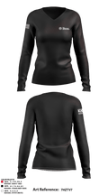 All American WoodWerx 51149733 Women's Long Sleeve V-neck Shirt - 2