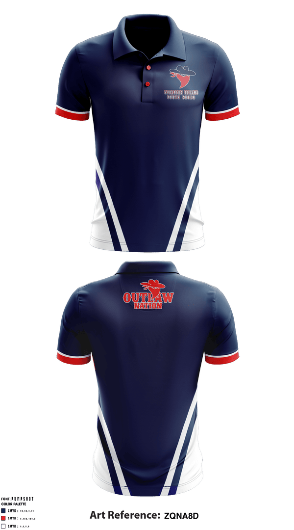 Short Sleeve Performance Polo, Saugerties Outlaws Youth Football, Football, Teamtime, Team time, sublimation, custom sports apparel, team uniforms, spirit wear, spiritwear, sports uniforms, custom shirts, team store, custom team store, fundraiser sports, apparel fundraiser