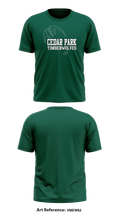 Cedar Park Timberwolves 13556335 Short Sleeve Performance Shirt - 9