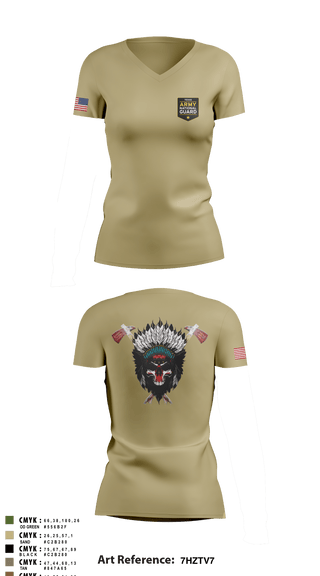Women's Short Sleeve Vneck Shirt, , Army, Teamtime, Team time, sublimation, custom sports apparel, team uniforms, spirit wear, spiritwear, sports uniforms, custom shirts, team store, custom team store, fundraiser sports, apparel fundraiser