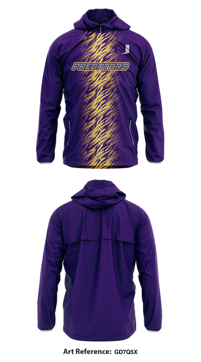 San Antonio Predators 16651278 Windbreaker - 4