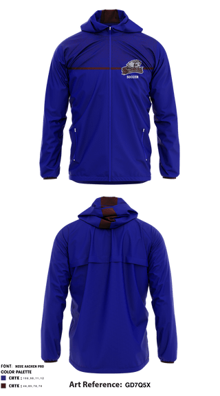 Windbreaker, Bluefield High School Soccer, Men's Soccer, Teamtime, Team time, sublimation, custom sports apparel, team uniforms, spirit wear, spiritwear, sports uniforms, custom shirts, team store, custom team store, fundraiser sports, apparel fundraiser