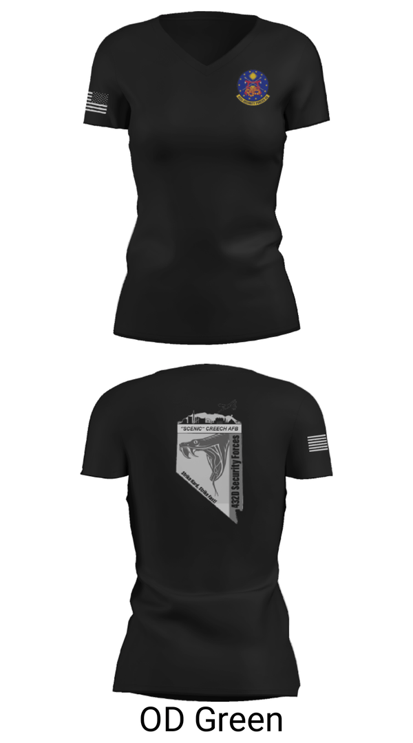 Women's Short Sleeve Vneck Shirt, , Air Force, Teamtime, Team time, sublimation, custom sports apparel, team uniforms, spirit wear, spiritwear, sports uniforms, custom shirts, team store, custom team store, fundraiser sports, apparel fundraiser