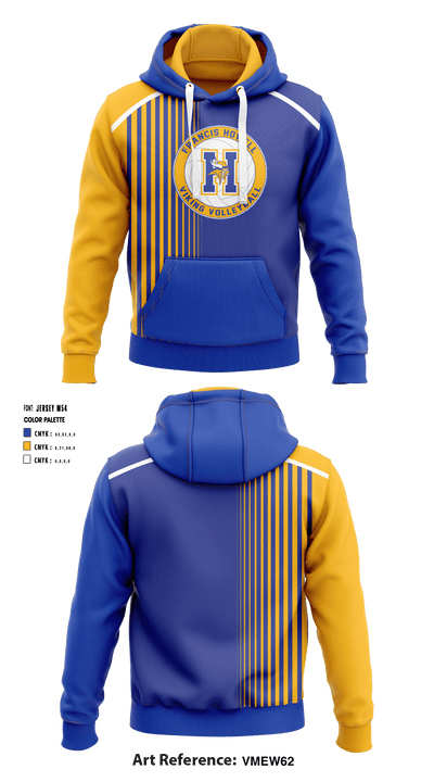 Whitesburg Christian Academy Women's Volleyball 7900769 Hoodie - 1