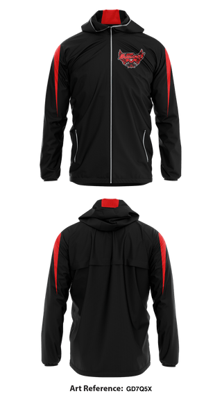 Windbreaker, Iowa Warhawks, Football, Teamtime, Team time, sublimation, custom sports apparel, team uniforms, spirit wear, spiritwear, sports uniforms, custom shirts, team store, custom team store, fundraiser sports, apparel fundraiser