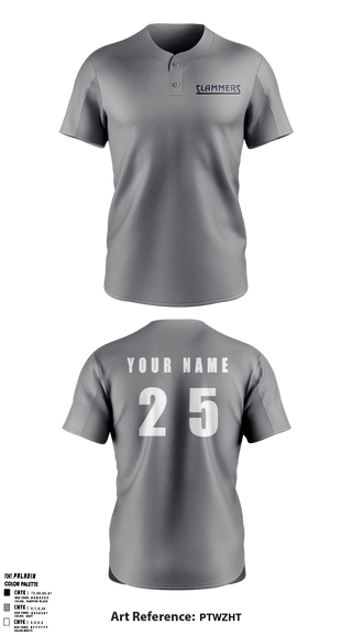 Two Button Softball Jersey, Slammers FP, Softball, Teamtime, Team time, sublimation, custom sports apparel, team uniforms, spirit wear, spiritwear, sports uniforms, custom shirts, team store, custom team store, fundraiser sports, apparel fundraiser