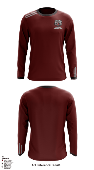 Long Sleeve Performance Shirt, BRUINS, Wrestling, Teamtime, Team time, sublimation, custom sports apparel, team uniforms, spirit wear, spiritwear, sports uniforms, custom shirts, team store, custom team store, fundraiser sports, apparel fundraiser