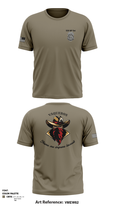 539th MP DET 80028387 Short Sleeve Performance Shirt - 2