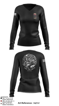 3rd Battalion 7th Special Forces 91143521 Women's Long Sleeve V-neck Shirt - 1