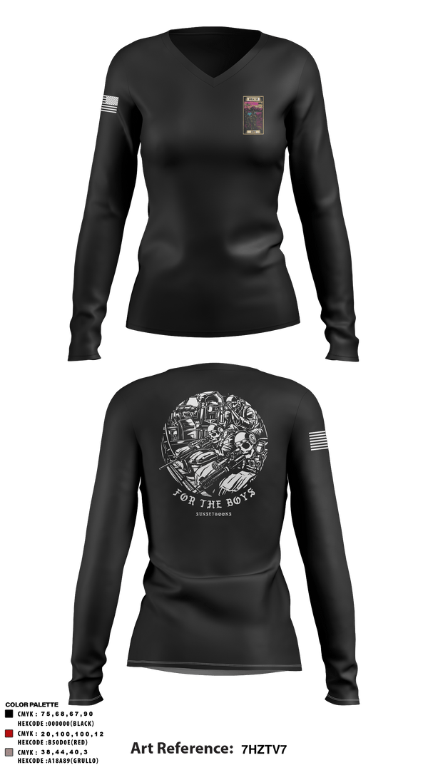Women's Long Sleeve Vneck Shirt, , , Teamtime, Team time, sublimation, custom sports apparel, team uniforms, spirit wear, spiritwear, sports uniforms, custom shirts, team store, custom team store, fundraiser sports, apparel fundraiser