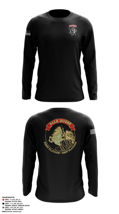 Pale Horse 72886265 Long Sleeve Performance Shirt - 18