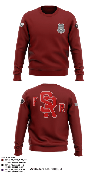 Crew Neck Sweatshirt, , Fire Department, Teamtime, Team time, sublimation, custom sports apparel, team uniforms, spirit wear, spiritwear, sports uniforms, custom shirts, team store, custom team store, fundraiser sports, apparel fundraiser