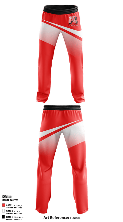 Fair Lawn High School Football 35691233 Sweatpants - 1