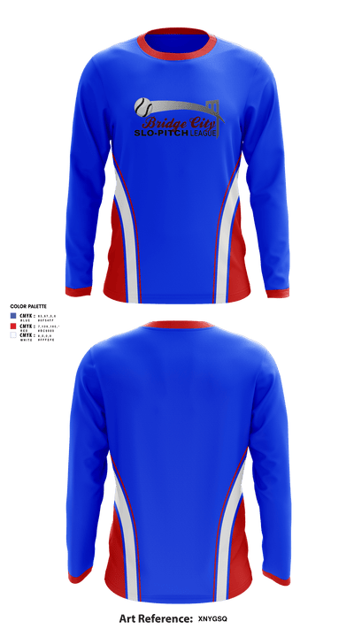 Bridge City Slo-Pitch League 4689133 Long Sleeve Performance Shirt - 1