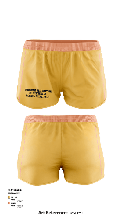 Wyoming Association of Secondary School Principals 79829296 Women's Shorts - 1