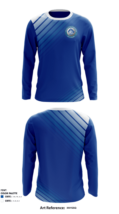 Buckhannon-Upshur High School Cheer 79354091 Long Sleeve Performance Shirt - 1