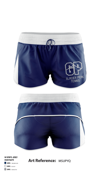 Glacier Peak Tennis 31156554 Women's Shorts - 1