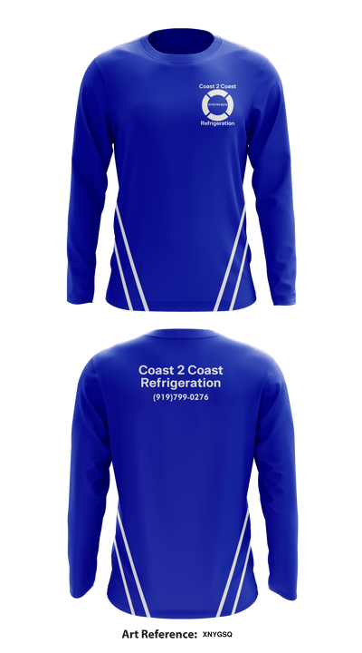 Coast 2 Coast Refrigeration 5433005 Long Sleeve Performance Shirt - 2