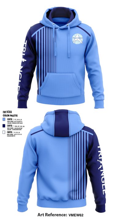 Triangle Volleyball Club 52610257 Hoodie - 1