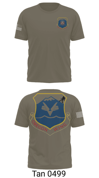 Oregon Wing CAP 9420662 Short Sleeve Performance Shirt - 35