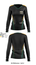 Mar Vista lacrosse 64018254 Women's Long Sleeve V-neck Shirt - 7