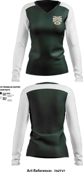 Monrovia Youth Organized Baseball and Softball 86858089 Women's Long Sleeve V-neck Shirt - 1