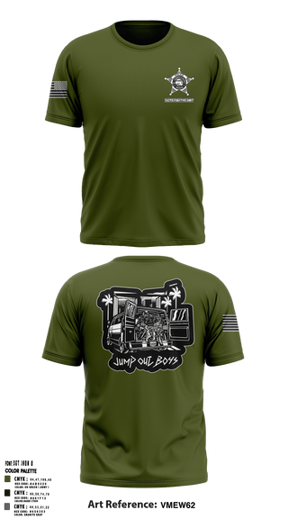 Short Sleeve Performance Shirt, JCPD Fugitive Unit, Police, Teamtime, Team time, sublimation, custom sports apparel, team uniforms, spirit wear, spiritwear, sports uniforms, custom shirts, team store, custom team store, fundraiser sports, apparel fundraiser