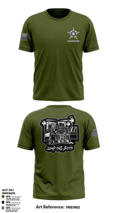 JCPD Fugitive Unit 24764007 Short Sleeve Performance Shirt - 2