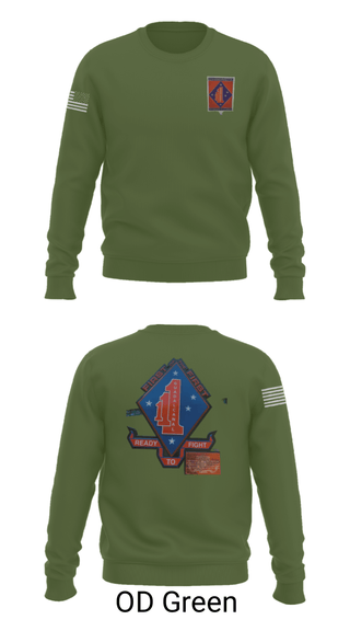 Crew Neck Sweatshirt, , Marines, Teamtime, Team time, sublimation, custom sports apparel, team uniforms, spirit wear, spiritwear, sports uniforms, custom shirts, team store, custom team store, fundraiser sports, apparel fundraiser