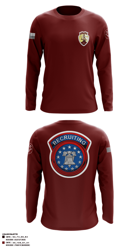 Long Sleeve Performance Shirt, , Army, Teamtime, Team time, sublimation, custom sports apparel, team uniforms, spirit wear, spiritwear, sports uniforms, custom shirts, team store, custom team store, fundraiser sports, apparel fundraiser